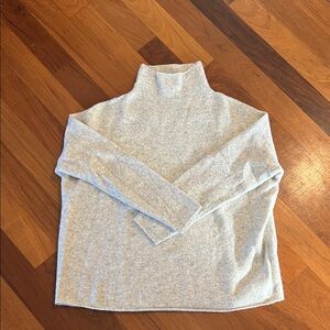 French Connection Light Gray Turtleneck Sweater